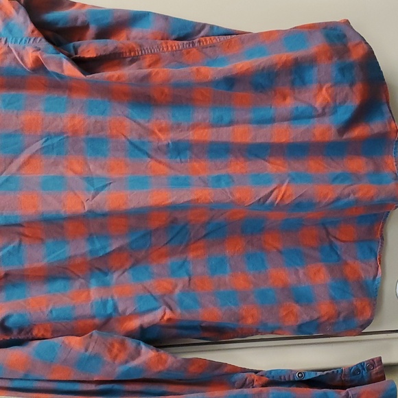 RCVA snap button vintage plaid shirt button down casual XL - Picture 10 of 17